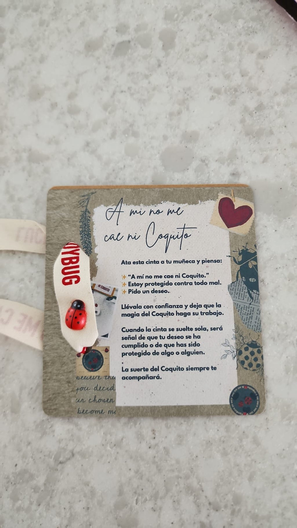 A mi no me cae ni Coquito pulsera sencilla con leyenda..