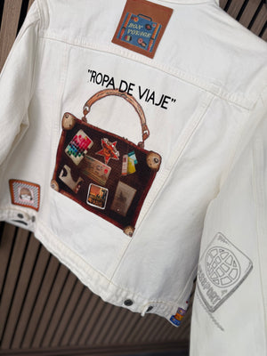 Chaqueta de Jean  “Travel Story”