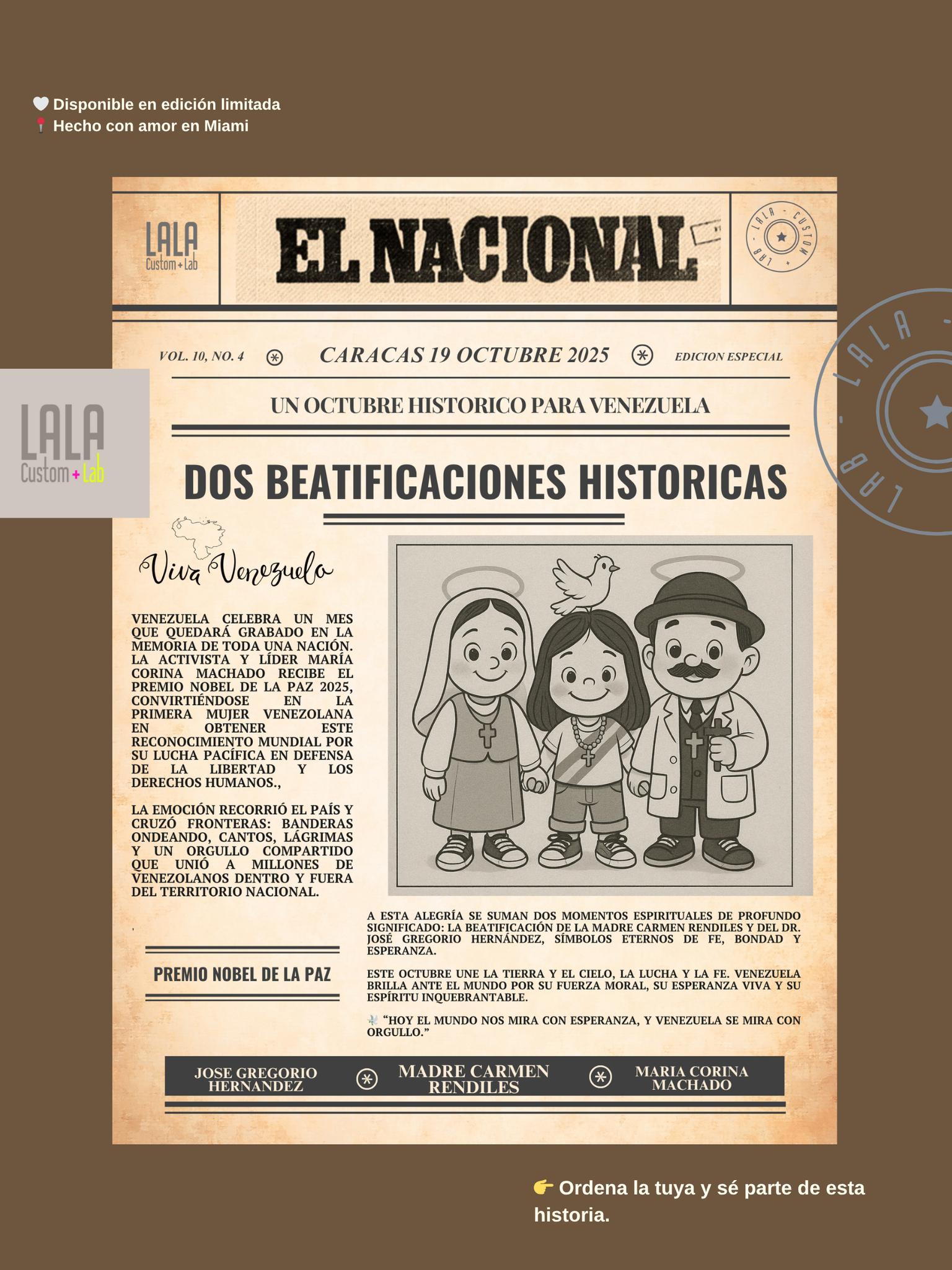 José Gregorio y Madre Carmen  Tee Shirt.