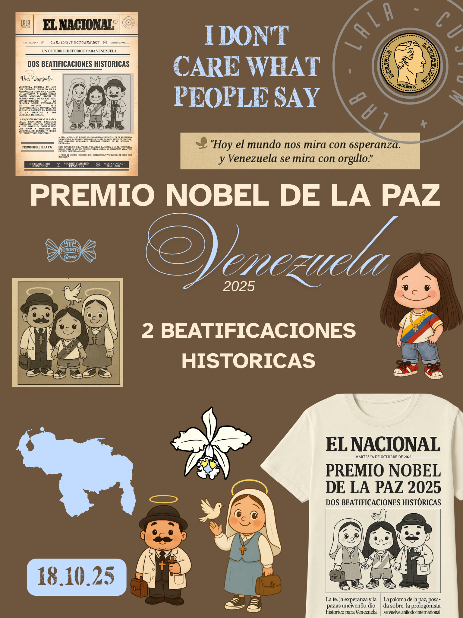 José Gregorio y Madre Carmen  Tee Shirt.