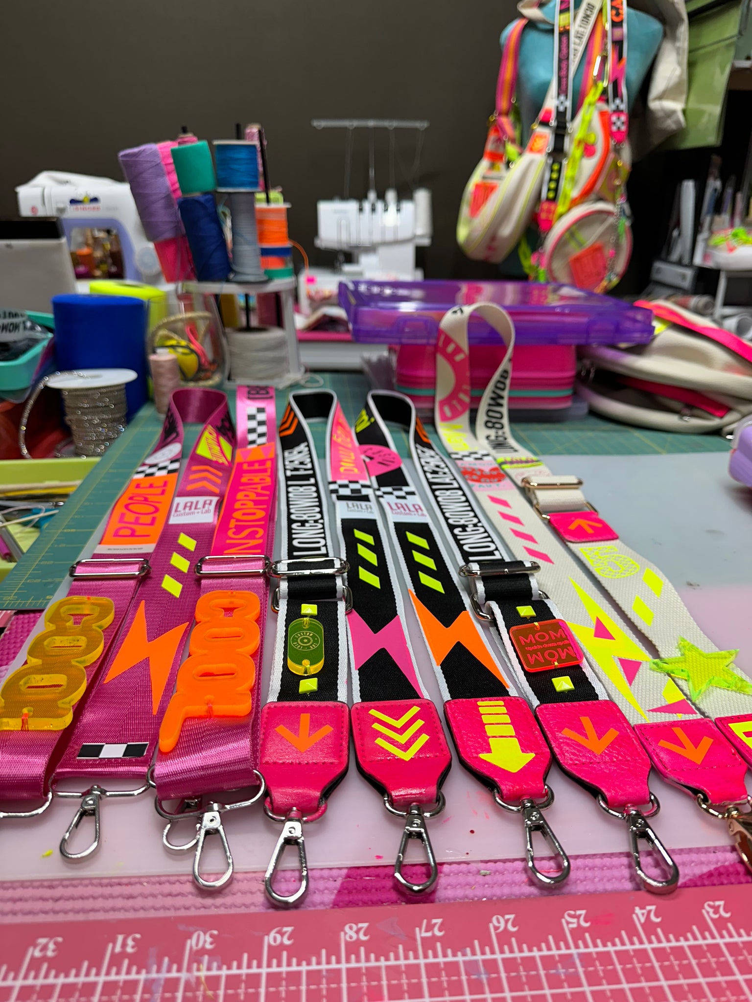 Custom Bag Strap / neon