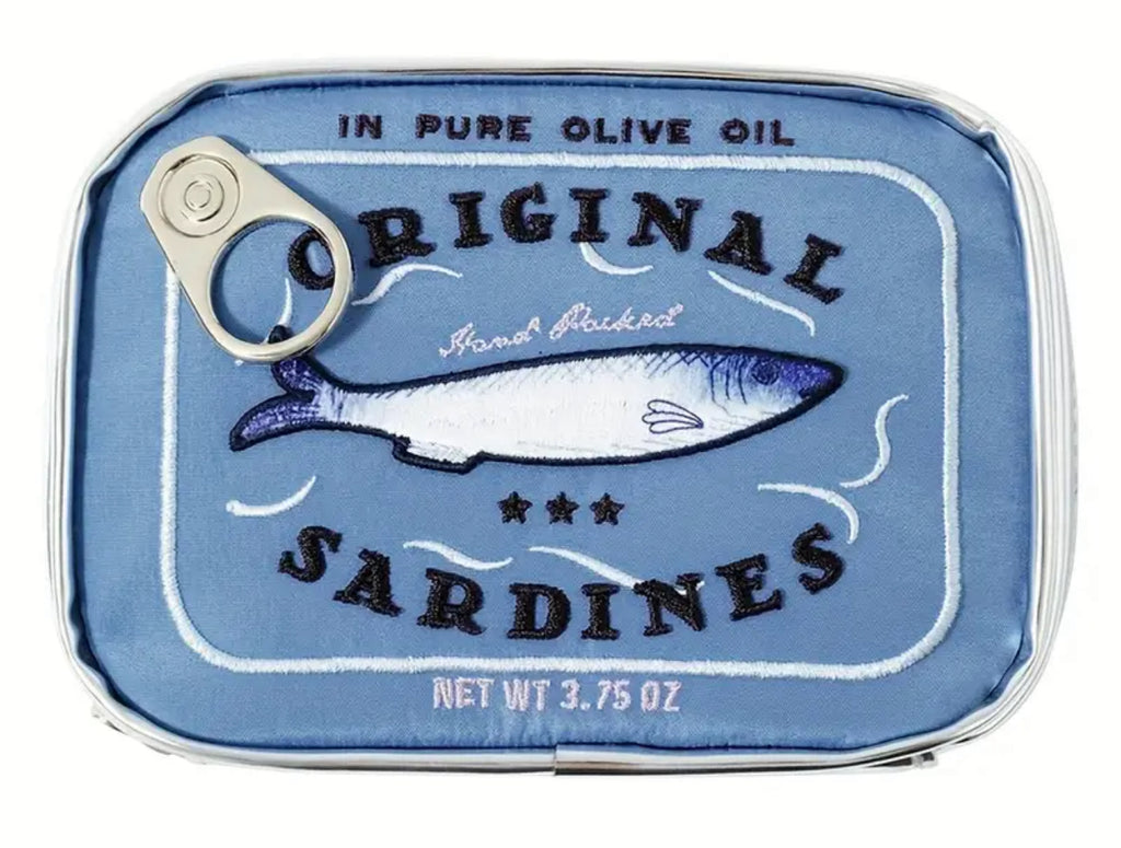 Sardines cosmetic bag
