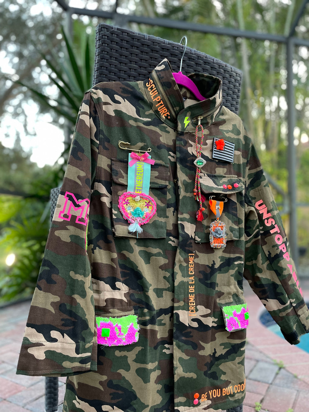 Camouflage Jacket +Neon Touch Special Edition.
