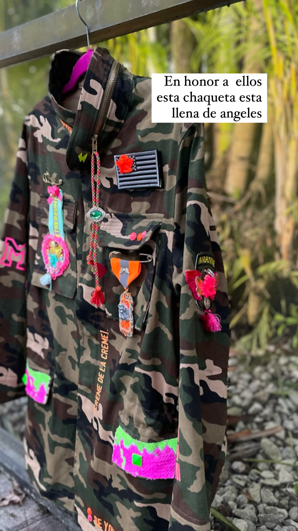 Camouflage Jacket +Neon Touch Special Edition.