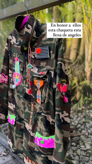 Camouflage Jacket +Neon Touch Special Edition.