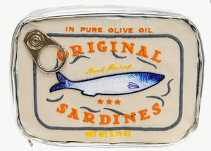 Sardines cosmetic bag
