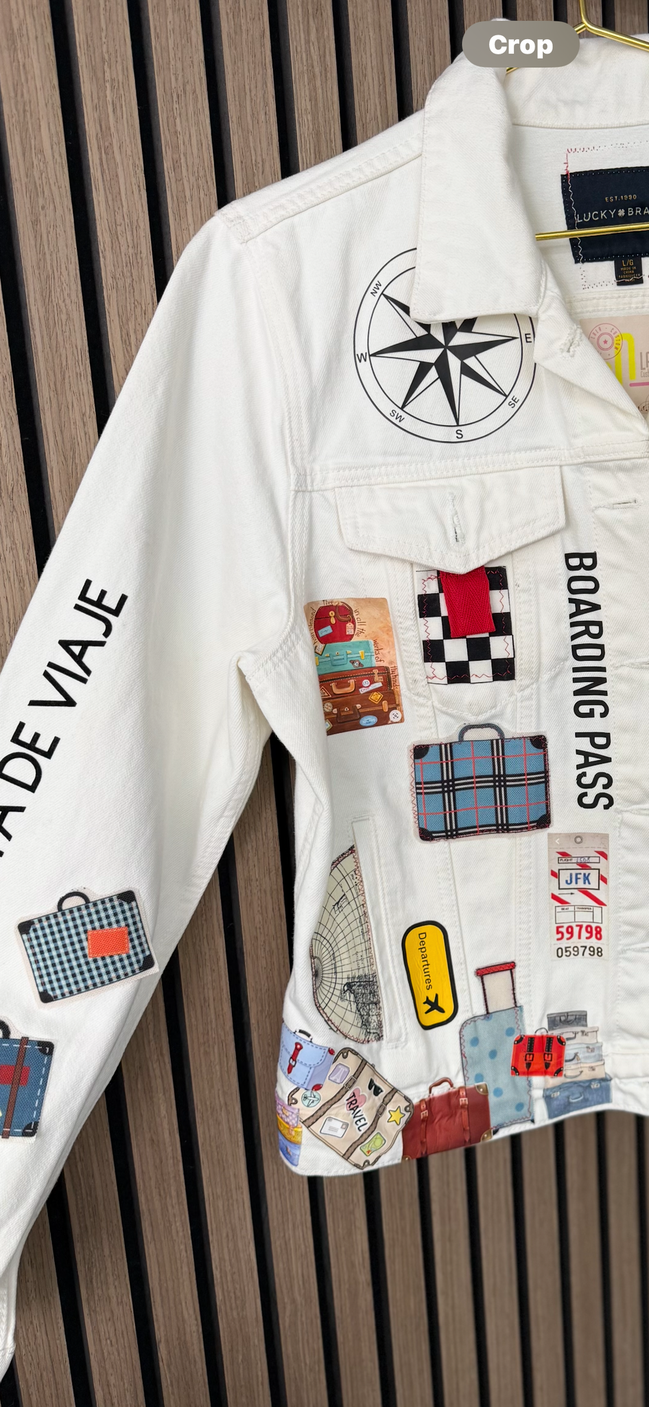 Chaqueta de Jean  “Travel Story”