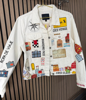 Chaqueta de Jean  “Travel Story”