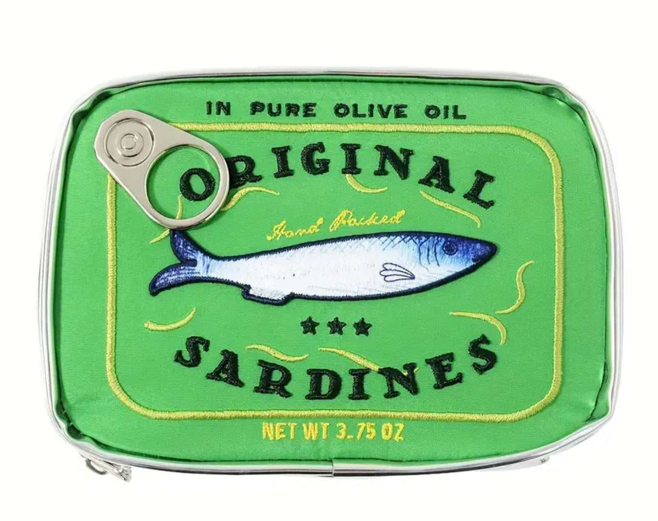 Sardines cosmetic bag