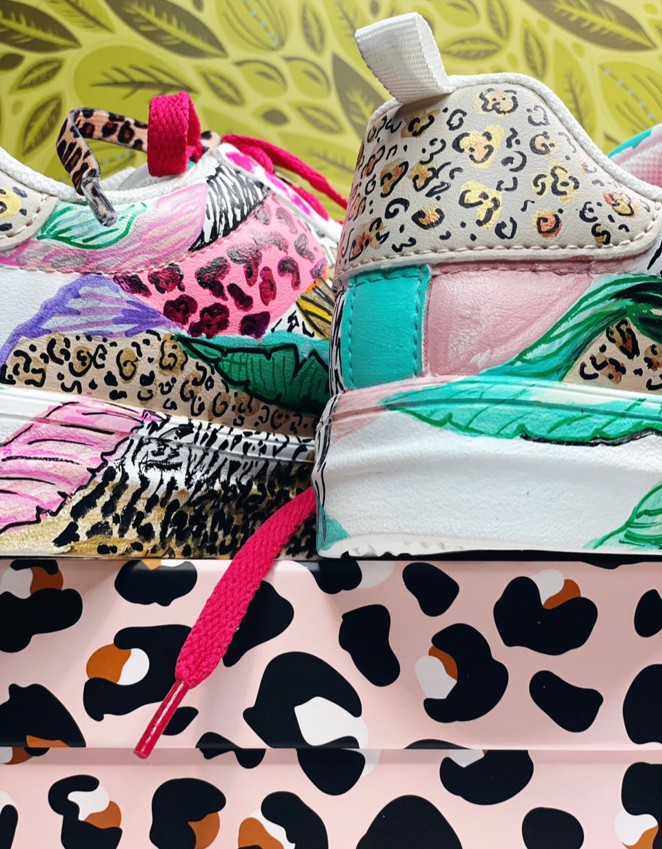 Mix animal print Jungle Shoes – Lala Custom Lab