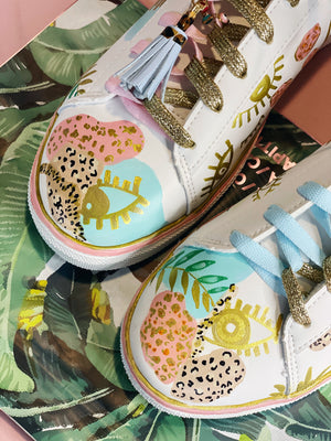Pastel Jungle Shoes