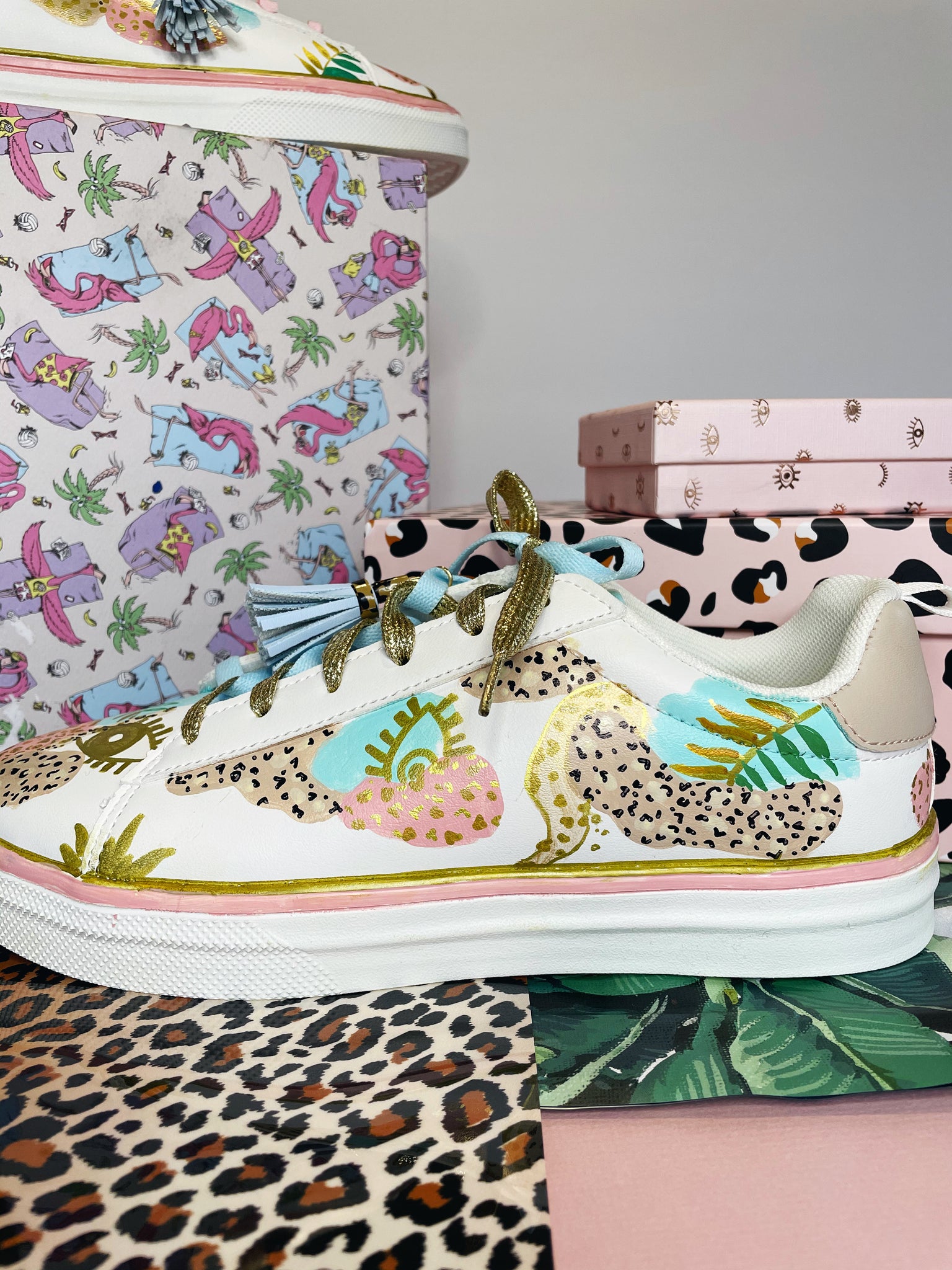 Pastel Jungle Shoes