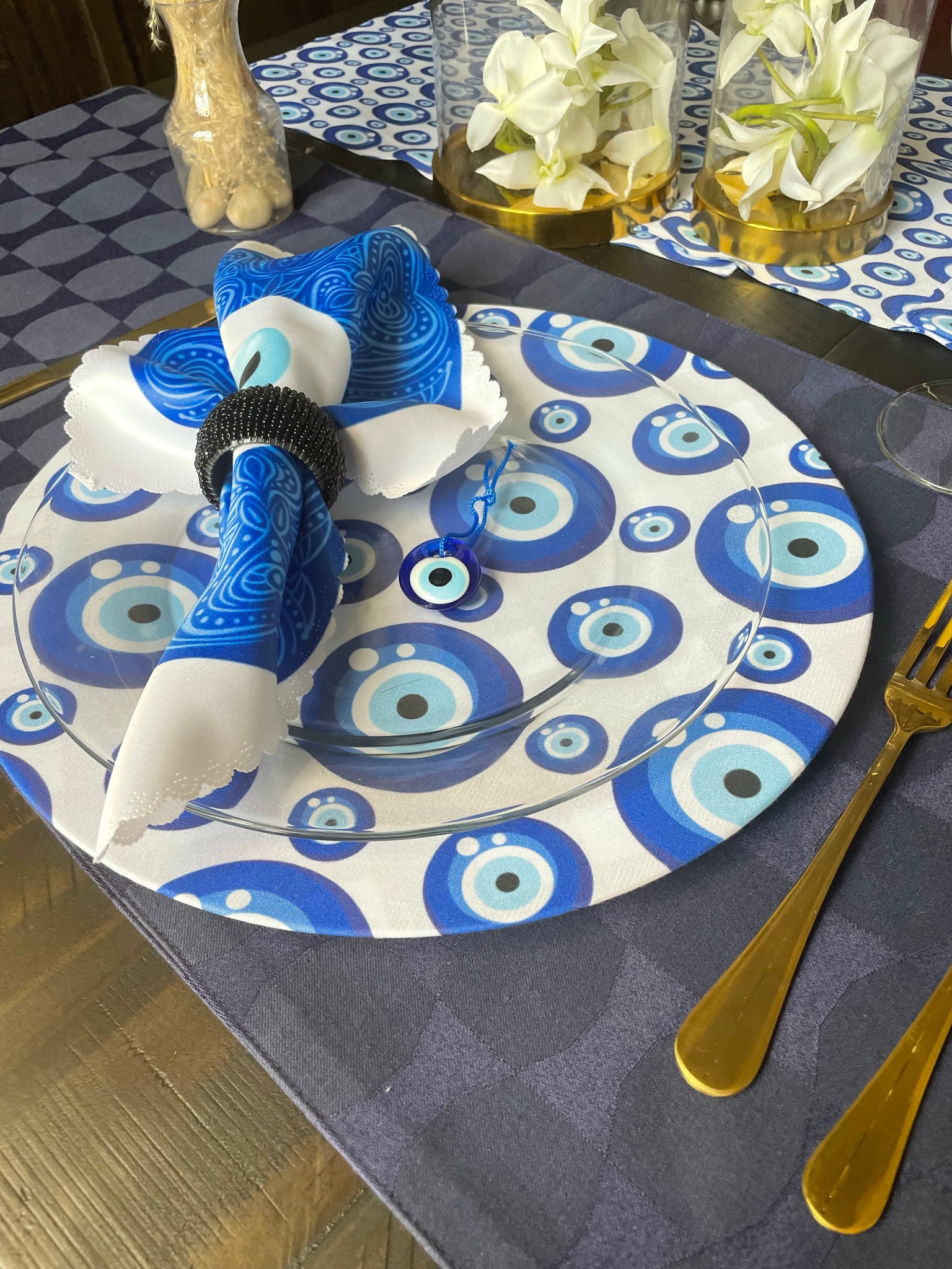 Evil Eye Charger Plate