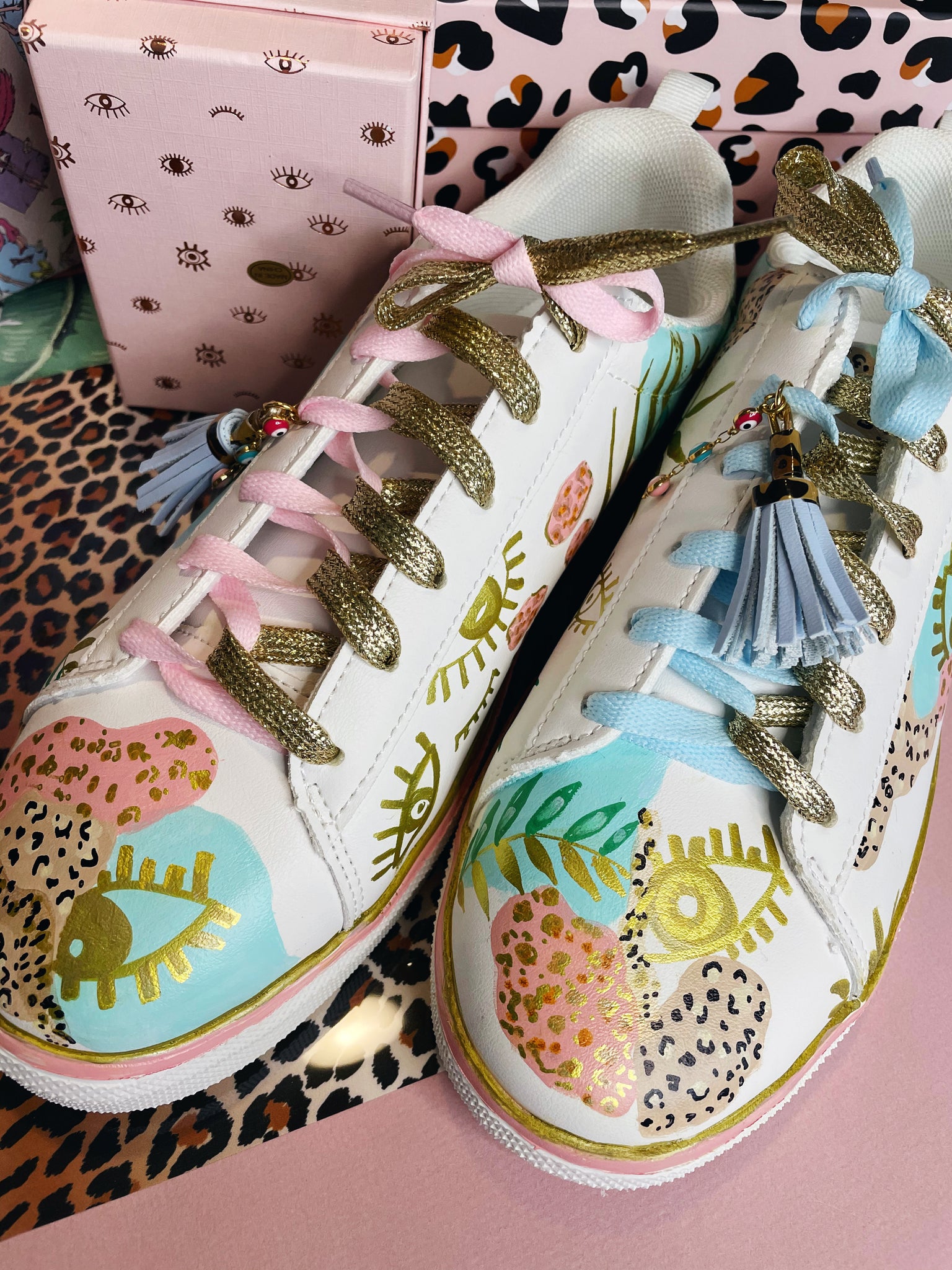 Pastel Jungle Shoes