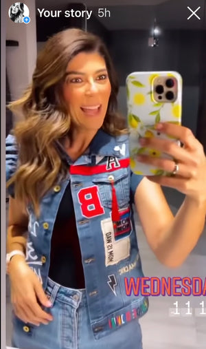 MOM IS WOW Sleeveless jean jacket